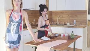 Chocolate fetish in the Horny Kitchen – Ass licking & rimming in 4K