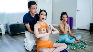 Sexy Milf and Teen Hire a Freeuse Yoga Trainer to Get in Shape – Cncmilf