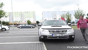 Sexy Whore Fucks Stranger For Lift