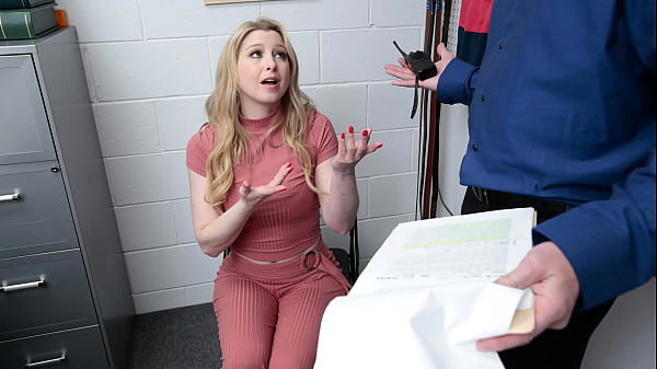 Blonde Suspect Sunny Lane Getting Strip Searched in The Mall Backroom – Liftermilf