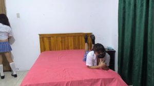 Amazing stepsisters masturbate very intensely!