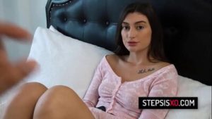 Brunette teen stepsis Mae Milano let’s her stepbro fuck her in exchange for driving his car