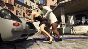 GTA 5 – Deep Inside Spy Actress gets Fucked by Franklin