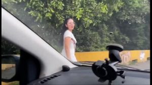 I stop a stranger on a public road, I’m looking for someone to fuck me on the road, and I get in his car, let the stranger masturbate me and then he takes me to the forest to fuck me. I’m a slut horny