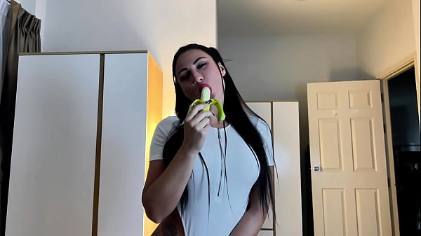 She Teased Me With a Banana and Whipped Cream… Then Took My Cock Like a Slut