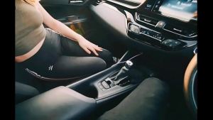 We are traveling and we fuck in the car.