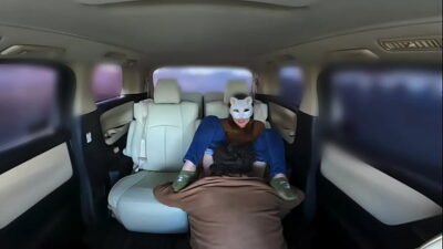 出勤前に職員を魅せられながらバックでカーセックス 最後はアナルに大量射精