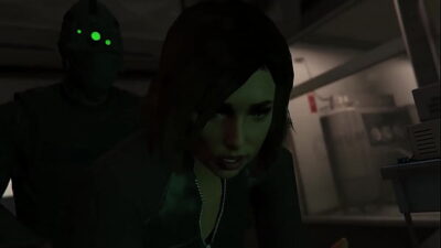 GTA 5 – Online Babe gets distracted and fucks while on a Spy Mission