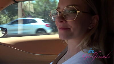 She’s back and ready to play good times with Riley Star and her pretty pussy, car ride and playtime