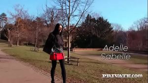 Adelle Sabelle Debuts in an Interracial Threesome with DP