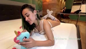 Ela não resistiu ver minhas plataformas e decidiu me comer