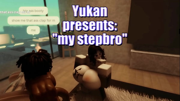 [ROBLOX CONDO] – I do a striptease for my stepbrother and he fucks me with his huge cock