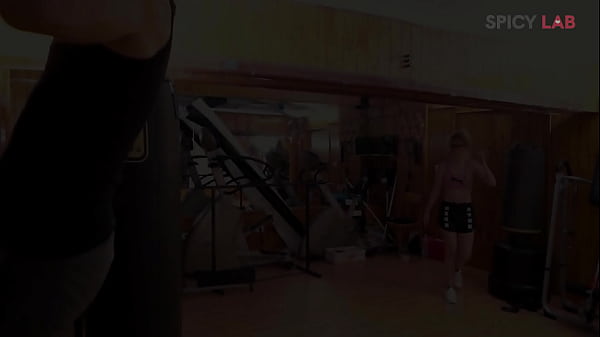 Fucking workout in the gym of sex with slutty Sara Bell