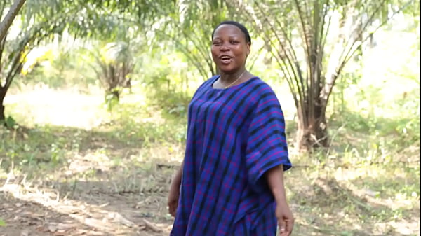 Horny African BBW Wife Met Monster Cock And Enjoyed It In The Bush –