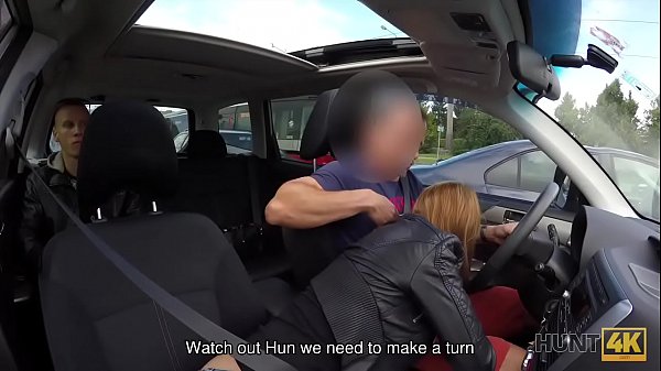 HUNT4K. Cuckold allows blonde girl Victoria Daniels touch strangers dick for cash