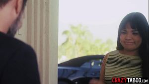 Big ass Latina teen is ready for anal and she enjoyed it with pervy butler