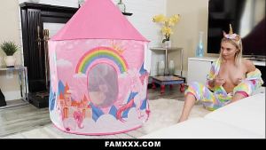 Little Stepsister Catches Brother in The Act – Famxxx