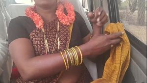 Stepmom and stepson long drive for fucking. Car dirty talks. Telugu adio.