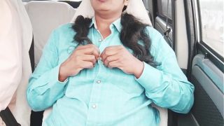 Teen big boobs college girl with nabar uncle car romance Telugu dirty talks.