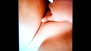 Fat whore likes to feel her fat pussy