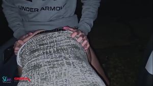 After the bar, I took the cuckold who filmed me fucking the bastard and getting cum in the middle of the street in this dogging