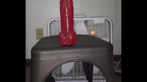 Fat Ugly Bitch Cumming on Huge Cock