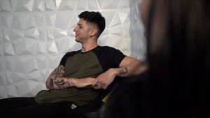 The atmosphere is electric with this orgy