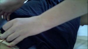 Blowjob with busty teen