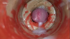 Camera 4k in Vagina, Cervix POV, “Creampie”, “Fucking breed me” ASMR SEX