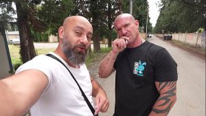 Czech Street Pickup. Double penetration with a random girl.