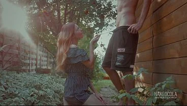 Hope nobody saw her on her knees, deepthroating my cock – 4K