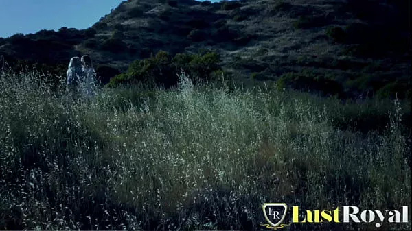 Sexy hot babes lesbian sex in the forest