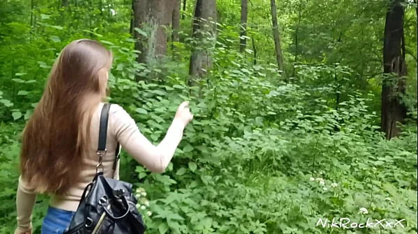 Public rough sex with teen Evelina