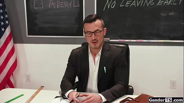 Thats alright thats ok my teachers gonna suck my cock today