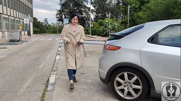 FRUSTRATED WOMAN DESPERATION CAR PROBLEMS PE DAL PUMP FETISH