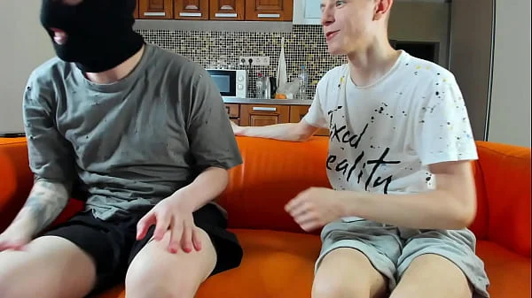 Young Boy Twists Leaking Tip For Ropey Cum Force