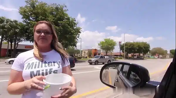 MILF panhandling for dick in the streets of MIAMI