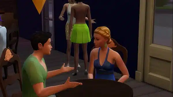 Sex with a blonde at pub