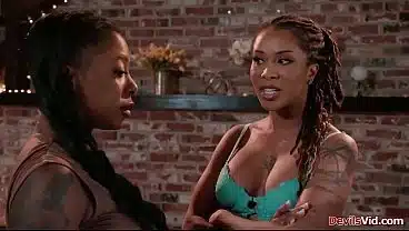 Big tit ebony bffs sharing 1 guy giving nuru massage